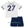 Conjunto (Camiseta+Pantalón Corto) Tottenham Hotspur Lucas 27 Primera Equipación 2022-23 - Niño